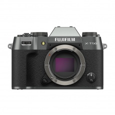 Fujifilm X-T50 Mirrorless Camera, Charcoal Silver Body