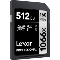 Lexar 512GB SDXC Silver R160/W120MB/s V30