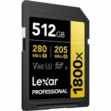 Lexar 512GB SDXC Gold UHS-II R280/W205MB/s V60