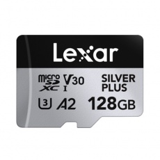 Lexar 128GB microSDXC Silver Plus R205/W150MB/s V30