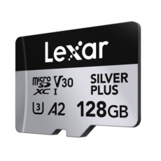 Lexar 128GB microSDXC Silver Plus R205/W150MB/s V30