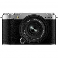 Fujifilm X-M5 Mirrorless Camera with XC15-45mm lens, Silver