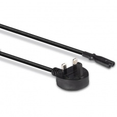Lindy UK 3 Pin Plug to IEC C7 (Figure 8) -2m
