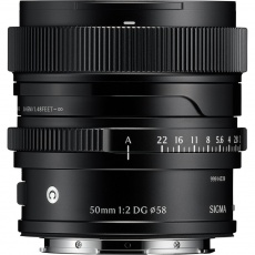 Sigma AF 50mm F2 DG I C lens for L-Mount, Black