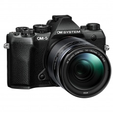 OM SYSTEM OM-5 Mark II Mirrorless camera with 14-150mm II lens, Black