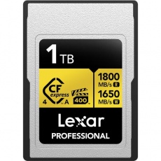 Lexar 1TB CFexpress 4.0 Type A GOLD, R1800/W1650MB/s, VPG400