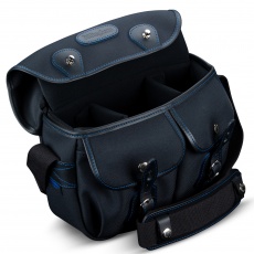Billingham Hadley Small Camera Shoulder Bag - Midnight Special Edition, Black Fibrenyte-Leather trim