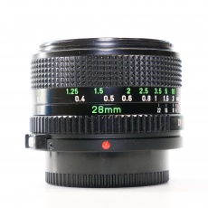 Used Canon FD 28mm f2.8 lens