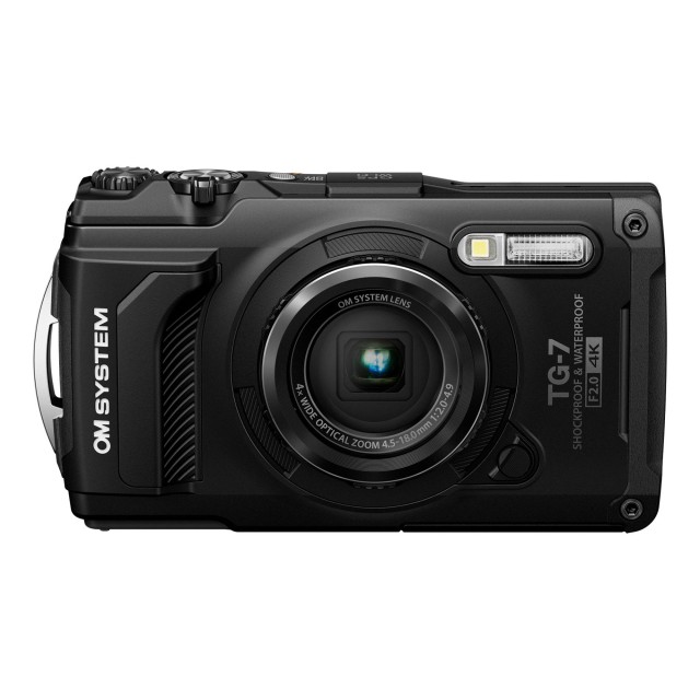 OM System OM SYSTEM Tough TG-7 Digital Camera, Black