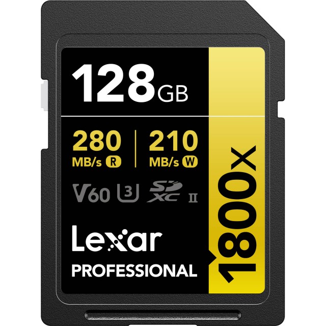 Lexar Lexar 128GB SDXC Gold UHS-II R280/W210MB/s