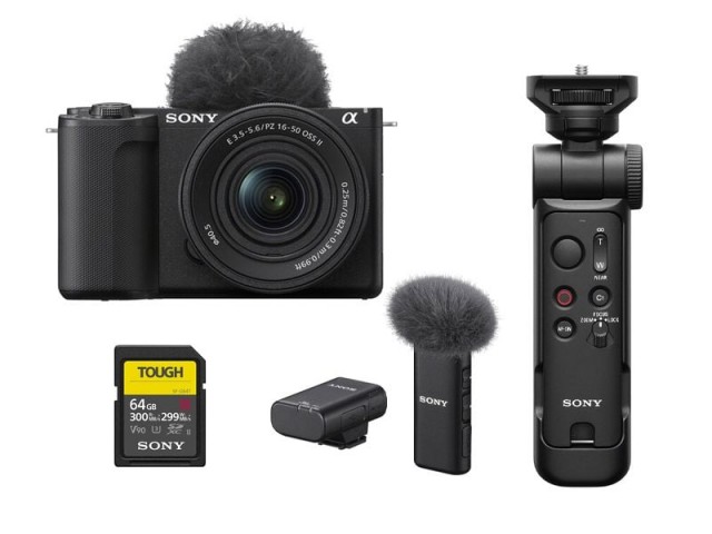 Sony Sony ZV-E10 II Interchangeable-lens Camera with 16-50 II lens, grip, mic and card