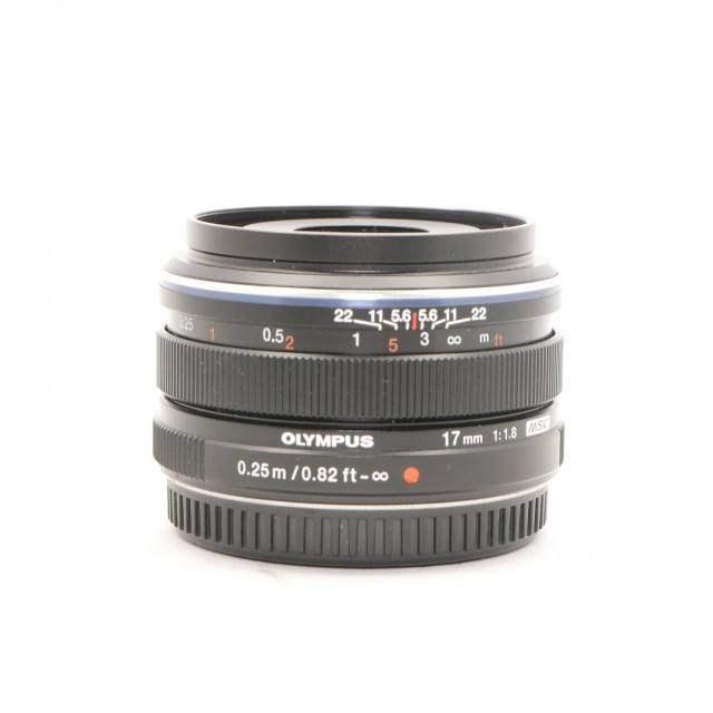 Olympus Used Olympus M.ZUIKO DIGITAL 17mm f1.8 lens, black