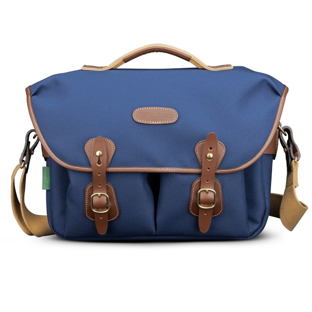 Billingham Billingham Hadley One Camera Shoulder Bag, Navy Fibrenyte-Chocolate Trim