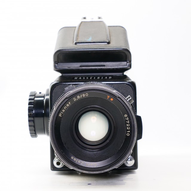 Sundry Used Hasselblad 500C/M 120 film camera with 80mm lens and A12 back