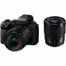 Panasonic Lumix S5IIX Mirrorless Camera with 20-60 and 50mm lenses