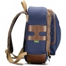Billingham Billingham 25 Rucksack, Navy Canvas-Chocolate Trim