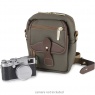 Billingham Billingham Compact Stowaway, Sage Fibrenyte-Chocolate Leather trim