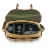 Billingham S3 Camera Shoulder Bag, Khaki Canvas-Tan Trim