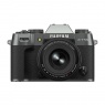 Fujifilm X-T50 Mirrorless Camera, Charcoal Silver with XF 16-50mm lens