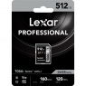 Lexar 512GB SDXC Silver R160/W120MB/s V30