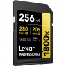 Lexar 256GB SDXC Gold UHS-II R280/W205MB/s V60