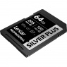 Lexar Lexar 64GB SDXC Silver Plus R255/W135MB/s V30