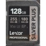 Lexar 128GB SDXC Silver Plus R255/W180MB/s V30