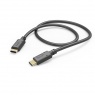 Hama USB-C to USB-C Quick Charging Cable, USB 2.0, 1 Metre, Black