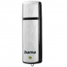 Hama Fancy 16GB USB 2.0 Memory Pen with cap and keyring, Black/Silver