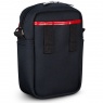 Billingham Billingham Airline Stowaway Camera Shoulder Bag, Black Fibrenyte-Red Trim