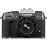 Fujifilm X-T50 Mirrorless Camera, Charcoal Silver with XC 15-45 lens