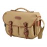 Billingham Hadley Pro Camera Shoulder Bag, Khaki Canvas-Tan Trim